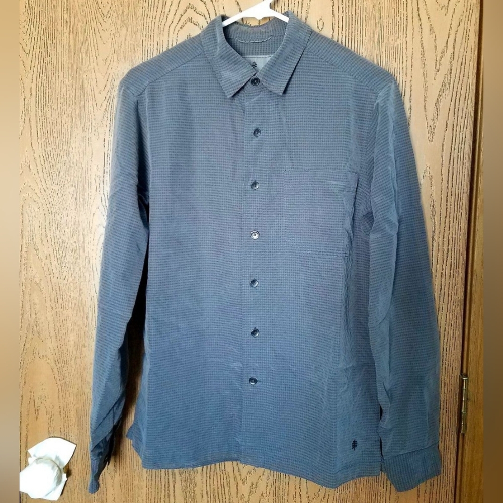 Royal Robbins Men's Hiking Shirt | Long Sleeve | Grey | Small